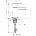 Hansgrohe Metris S Jednouchwytowa bateria umywalkowa chrom 31060000