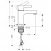Hansgrohe METRIS S, jednouchwytowa bateria umywalkowa, chrom, 31068000