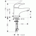 Hansgrohe Metris E jednouchwytowa bateria umywalkowa 31070000