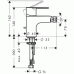 Hansgrohe Talis E2, jednouchwytowa bateria bidetowa DN15, chrom, 31622000