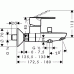 Hansgrohe Talis E2, jednouchwytowa bateria wannowa, chrom, 31642000