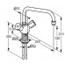 KLUDI Standard Bateria zlewozmywakowa chrom 316580515