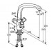 KLUDI Standard Bateria zlewozmywakowa chrom 317110515