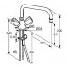 KLUDI Standard Bateria zlewozmywakowa chrom 319190515