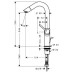 Hansgrohe Talis S2, jednouchwytowa bateria umywalkowa 250, 32055000