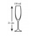 VETRO-PLUS Twist Zestaw 6 szt. kieliszków do szampana 150ml 3344307