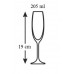 VETRO-PLUS 6-częściowy zestaw kieliszków do wina 205 ml 3344372