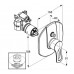 KLUDI MX podtynkowa bateria wannowo-natryskowa , chrom 336570562
