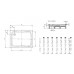Kaldewei Duschplan 554-2 brodzik 75x80x6,5 cm, z nośnikiem ze styropianu 448648040001
