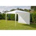 VETRO-PLUS Ściana namiotu ogrodowego bez okna 2,95x1,9m, biała 50ZJ10293
