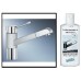 BLANCO ZENOS-S Silgranit®Look bateria kuchenna jasnoszary/chrom 517821