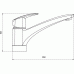 Ferro Metalia 56 bateria zlewozmywakowa stojąca 56091.0
