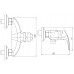 FERRO METALIA 57 Bateria prysznicowa z akcesoriami 150 mm chrom 57060,0