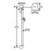 KLUDI Standard Drążek prysznicowy 600 mm chrom 6048005-00