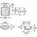 ROCA Meridian umywalka 35 x 32 cm z otworem na baterię po prawej stronie A327249000