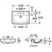 Roca Dama Senso Compacto Square umywalka 65 x 47 cm A32751A000