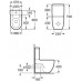 Roca Meridian Compacto zbiornik WC 3/4,5L do kompaktu WC, Maxi Clean A34124200M