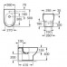 ROCA MERIDIAN-N Bidet stojący A357244000