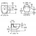 ROCA MERIDIAN-N Compacto Bidet podwieszany A357246000