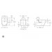 ROCA MERIDIAN Compacto Bidet stojący A357247000
