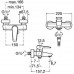 Roca Esmai Jednouchwytowa naścienna bateria wannowo-natryskowa A5A0231C00