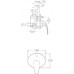 Roca M2 bateria wannowo-natryskowa podtynkowa A5A0668C00