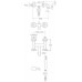 Roca Loft dwuuchwytowa bateria wannowo-natryskowa ścienna A5A0143C00