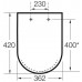 ROCA Meridian Compacto Deska wc twarda biała A8012AB004