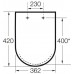 ROCA Meridian Compacto deska WC Duroplast wolnoopadająca A8012AC004