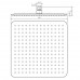 Roltechnik KVADRO Slim Deszcownica 40x40 cm, stal nierdzewna polerowana 8100106