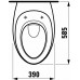 LAUFEN Alessi One Miska WC lejowa wisząca LCC 39x58,5cm z powłoką, biała H8209764000001