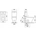 LAUFEN PALACE Bidet podwieszany z otworem na baterię H8307010003041