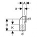 GEBERIT Kolano odpływowe PE do WC d90/90 KOMBIFIX 366.925.16.1