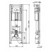 KOŁO Technic Stelaż do WC 99169