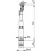 ALCAPLAST Zawór spustowy do spłuczki podtynkowej SLIM A09B