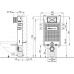 ALCAPLAST Renovmodul Podtynkowy system instalacyjny do zabudowy ciężkiej A115/1000