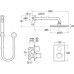 Roca Element Termostatyczna bateria natryskowa podtynkowa z deszczownicą A5A2962C00