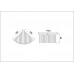 NIMCO Narożna półka druciana 130x130x85mm AX508-26