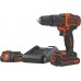 Black & Decker BDCHD18K1B2 Wiertarko-wkrętarka udarowa (40Nm/18V/2x2,0Ah), walizka