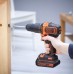 Black & Decker BDCHD18KB Wiertarko-wkrętarka udarowa (40Nm/18V/2x1,5Ah), walizka