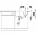 BLANCO SUBLINE 340/160-U Silgranit® zlewozmywak prawy, jaśmin 520416