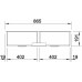 BLANCO Zlewozmywak CLARON 400/400-IF stal szlachetna bez korka aut. z kor. InFino 521617