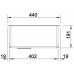 BLANCO Zlewozmywak CLARON 400/400-IF stal szlachetna bez korka aut. z kor. InFino 521617