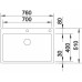 BLANCO Zlew CLARON 700-IF/A Stal polerowana, korek auto., InFino, PushControl 521634