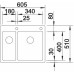 BLANCO Zlewozmywak CLARON 340/180-IF/A Stal polerowana prawa, korek auto., InFino 521647