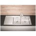 BLANCO CLARON 8 S-IF Stal polerowana prawa, korek auto., InFino, PushControl 521651