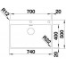 BLANCO Zlewozmywak ANDANO 700-IF/A Stal polerowana, korek auto., InFino, PushControl 52524