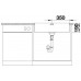 BLANCO Zlewozmywak ANDANO 700-IF/A Stal polerowana, korek auto., InFino, PushControl 52524