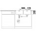 BLANCO Zlewozmywak ANDANO 340/340-IF/A Stal polerowana,korek auto.,InFino 525248