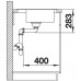 BLANCO DANA 45 Zlewozmywak Stal szczotkowana 525322